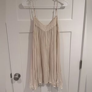 Cream colored billabong summer dress/coverup